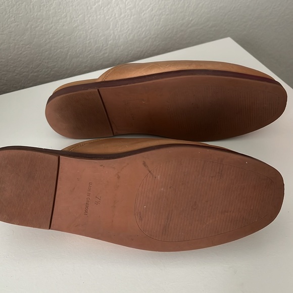 Madewell The Louisa Mule Amber Tan Camel Size 7.5 - Picture 7 of 9